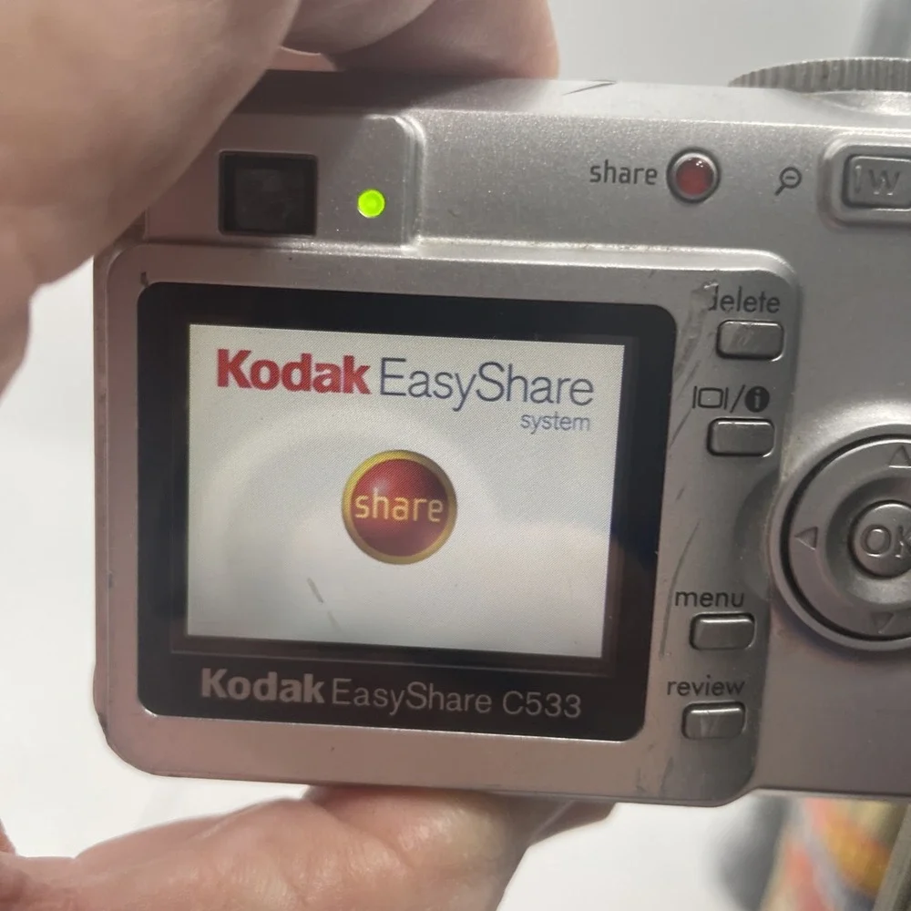 Kodak EasyShare C533 5.0MP Digital Camera 3X Zoom+Battery+SD Card-TESTED